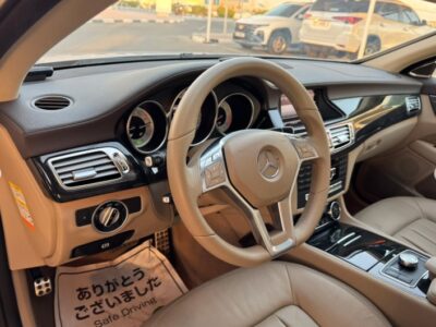 Mercedes-Benz CLS550 AMG Package 4.7L V8 Biturbo Silver Tan Sedan RWD