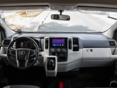 2026 Toyota Hiace High Roof Cargo 3.5L GCC Specs White Grey