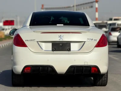 2010 Peugeot 308 CC 4 Cylinder Engine White Black Hard Top Convertible
