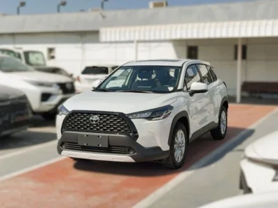 2024 Toyota Corolla Cross 2.0 Liters 4 Cylinders Petrol Engine White Black SUV