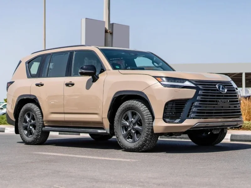 2025 Lexus LX600 Over-Trail 3.5L twin-turbo V6 petrol AT Petrol Beige Black SUV