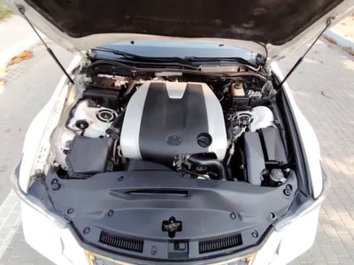 2017 Lexus IS-Series 350 6 Cylinders engine White Maroon Sedan American Specs