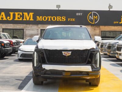 2025 Cadillac Escalade 6.2 Liter V8 Cylinders Engine Black Red SUV GCC Specs