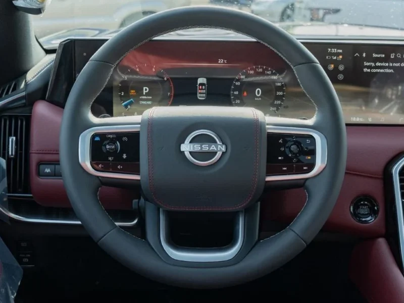 2026 Nissan Patrol V6 3.5L V6 Twin-Turbocharged LE Platinum Blue Red SUV GCC Specs