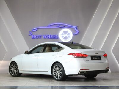 2016 Hyundai Genesis Platinum 3.8L V6 Cylinder Engine White Tan Sedan GCC Specs