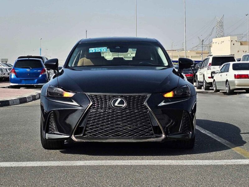 2019 Lexus IS300 SPORT 3.5L V6 PETROL Black Tan Sedan American Specs