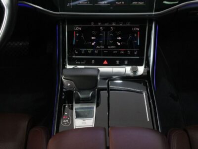 2019 Audi A8 L 60 TFSI quattro 4.0-liter twin-turbocharged V8 Engine White Brown Sedan