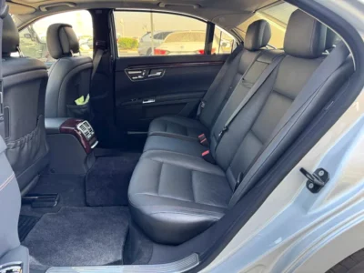 2012 Mercedes-Benz S-Class S 550 8 Cylinders Engine Silver Black Sedan RWD