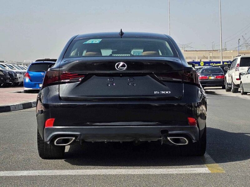 2019 Lexus IS300 SPORT 3.5L V6 PETROL Black Tan Sedan American Specs