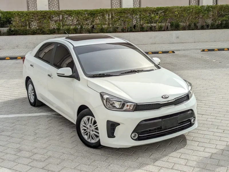 2020 Kia Pegas MPI Top 4 Cylinders Engine White Grey Sedan GCC Specs