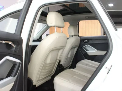 2023 Audi Q3 40 TFSI - S Line 2.0-liter Turbocharged V4 Cylinder Engine White Beige SUV