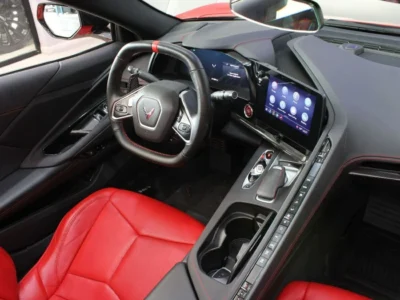 2021 Chevrolet Corvette STINGRAY 6.2 Liter V8 Engine Red Convertible RWD