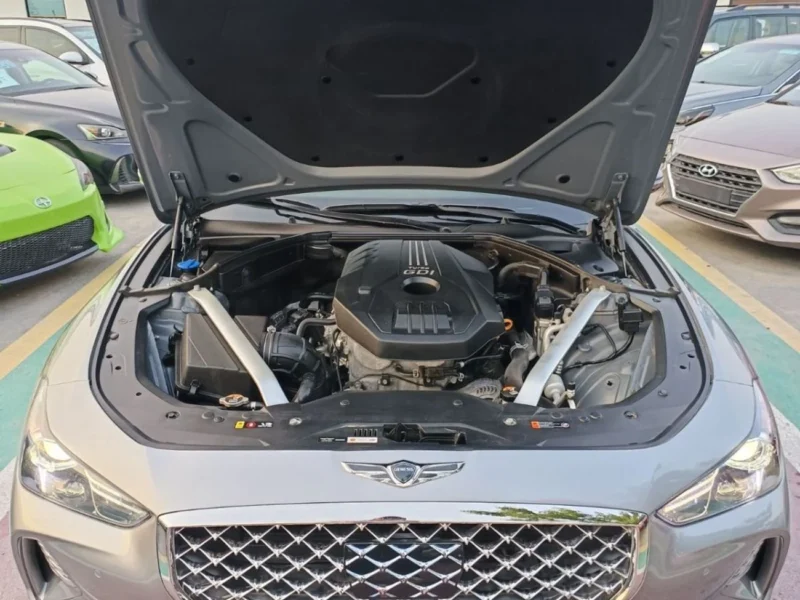 2021 Genesis G70 2.0L 4 Cylinders Petrol Engine Silver Black Sedan American Specs