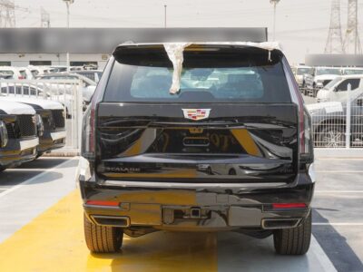 2025 Cadillac Escalade 6.2 Liter V8 Cylinders Engine Black Red SUV GCC Specs