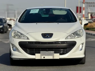 2010 Peugeot 308 CC 4 Cylinder Engine White Black Hard Top Convertible