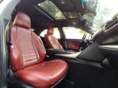 2017 Lexus IS-Series 350 6 Cylinders engine White Maroon Sedan American Specs