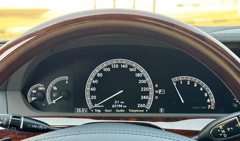 2012 Mercedes-Benz S-Class S 550 8 Cylinders Engine Silver Black Sedan RWD