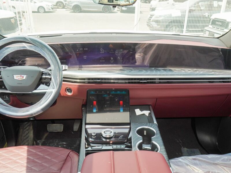 2025 Cadillac Escalade 6.2 Liter V8 Cylinders Engine Black Red SUV GCC Specs