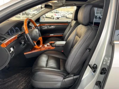 2012 Mercedes-Benz S-Class S 600L 12 Cylinder Engine Silver Black Sedan