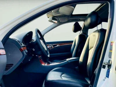 2003 Mercedes-Benz E-Class E 240 6 Cylinders Engine White Black Sedan