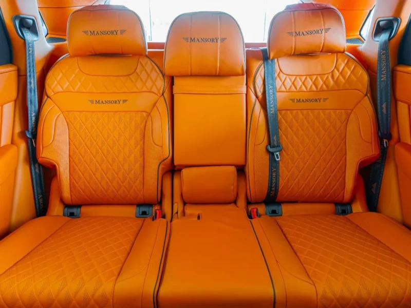 2025 Bentley Bentayga ORIGINAL MANSORY Evo Bespoke Carbon Exterior Grey Orange