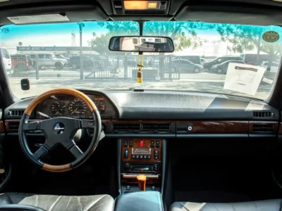 1989 Mercedes-Benz SEL-Class 560 SEL 8 Cylinders Engine Black Sedan