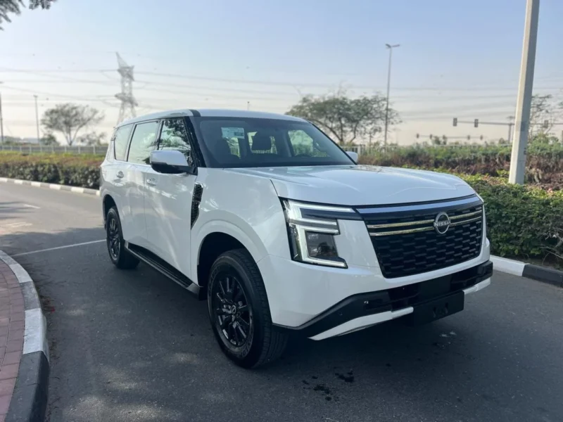2025 Nissan Patrol XE 3.8 Liters V6 Petrol Engine White Black SUV GCC Specs