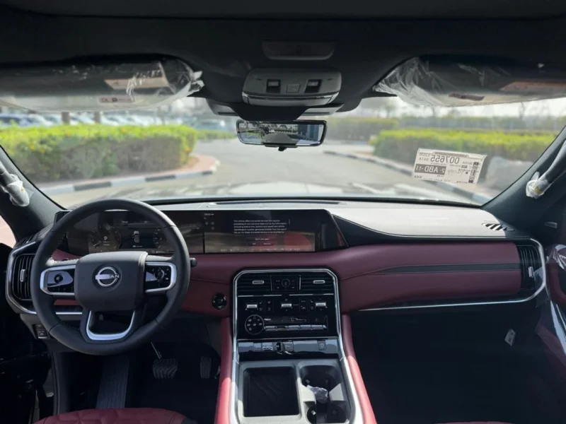 2026 Nissan Patrol LE Titanium 3.5L V6 Twin Turbo Engine Black Red SUV GCC Specs