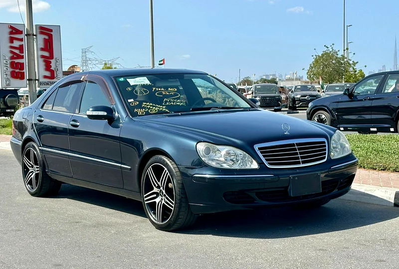 2005 Mercedes-Benz S-Class S 350 6 Cylinders Engine Black Sedan Elegant Luxury