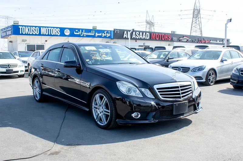 2009 Mercedes-Benz E-Class E 350 6 Cylinders Engine Black Sedan Excellent Condition