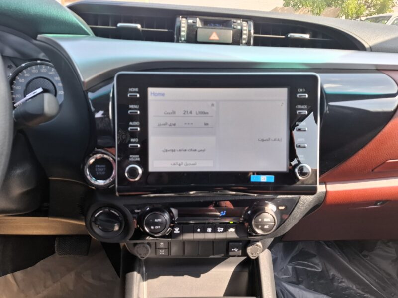 2025 Toyota Hilux 2.4L Turbo 4 Cylinder AT DC Black Red Truck Diesel