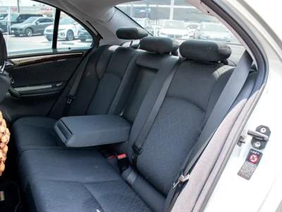 2001 Mercedes-Benz C-Class C240 6 Cylinders Engine Silver Black Sedan Clean Car