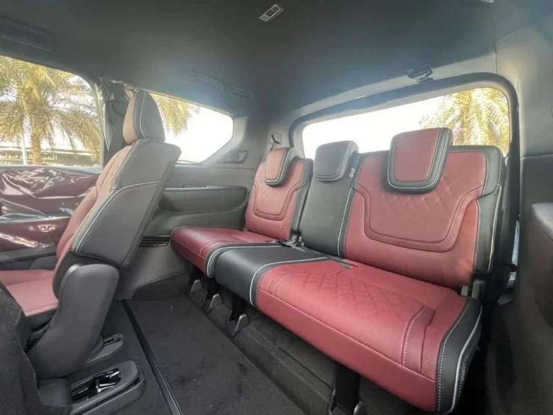 2025 nfiniti QX80 Autograph Bench Chairs 3.5L 6 Cylinder Engine Black Red SUV