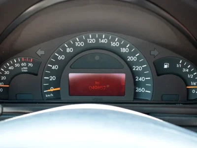 2001 Mercedes-Benz C-Class C240 6 Cylinders Engine Silver Black Sedan Clean Car