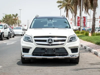 2014 Mercedes-Benz GL-Class GL 550 4Matic 8 Cylinders Engine White Black SUV