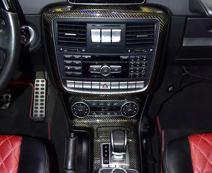 2015 Mercedes-Benz G-Class G 63 AMG 8 Cylinders Engine Silver Red SUV GCC