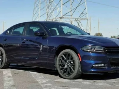 2017 Dodge Charger SXT 5.7 Liter V8 PETROL Engine Blue Red Sedan
