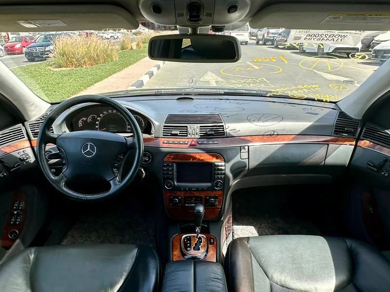 2005 Mercedes-Benz S-Class S 350 6 Cylinders Engine Black Sedan Elegant Luxury