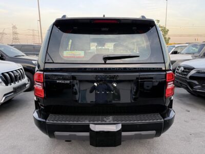 2026 Toyota Prado 2.4L Turbo 4 Cylinder Petrol Engine Black SUV GCC Specs