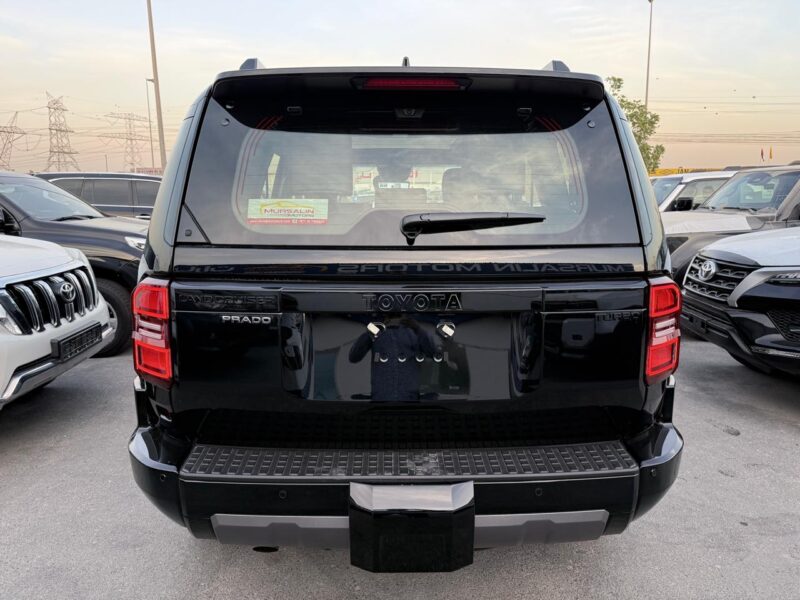 2026 Toyota Prado 2.4L Turbo 4 Cylinder Petrol Engine Black SUV GCC Specs