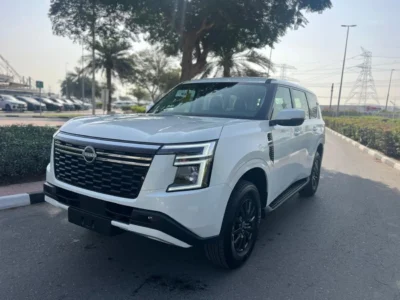 2025 Nissan Patrol XE 3.8 Liters V6 Petrol Engine White Black SUV GCC Specs