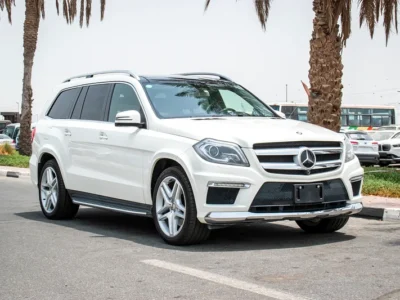 2014 Mercedes-Benz GL-Class GL 550 4Matic 8 Cylinders Engine White Black SUV
