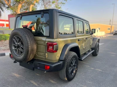 2025 Jeep Wrangler Unlimited Sport S 2.0L Turbo 4 Cylinder Engine A/T Green Grey SUV