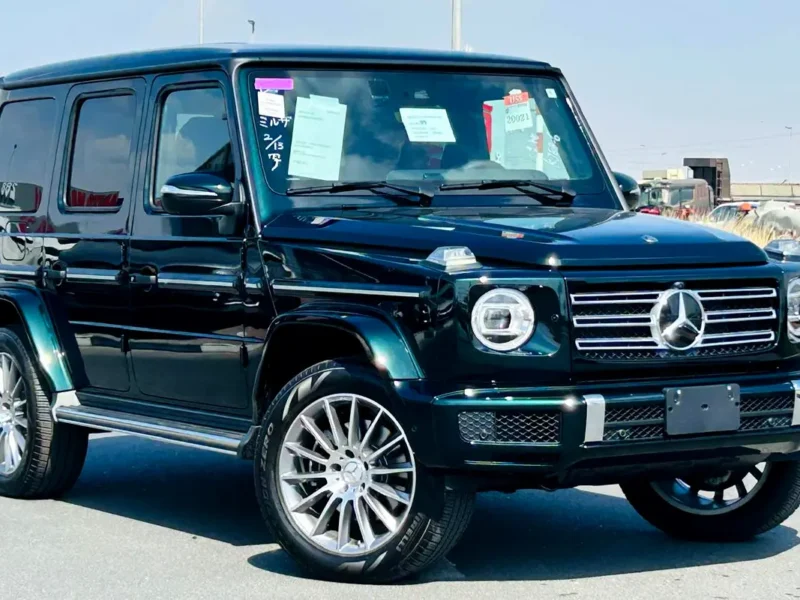 2024 Mercedes-Benz G-Class G 400 d 6 Cylinders Engine Green Black Wagon