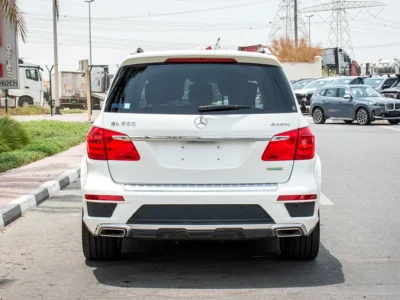 2014 Mercedes-Benz GL-Class GL 550 4Matic 8 Cylinders Engine White Black SUV