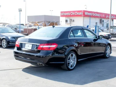 2009 Mercedes-Benz E-Class E 350 6 Cylinders Engine Black Sedan Excellent Condition