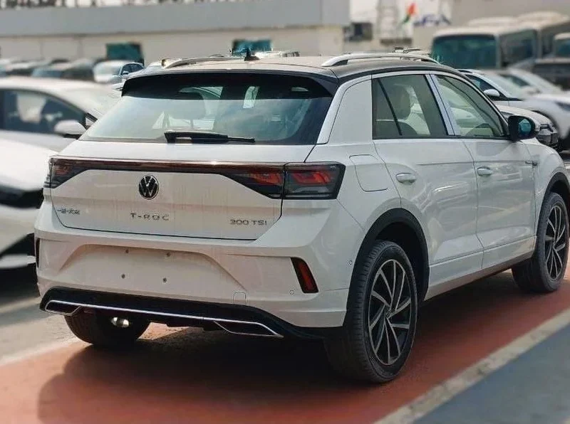 Volkswagen T ROC 1.5L 4 Cylinders Engine Petrol 2025 White Black Hatchback