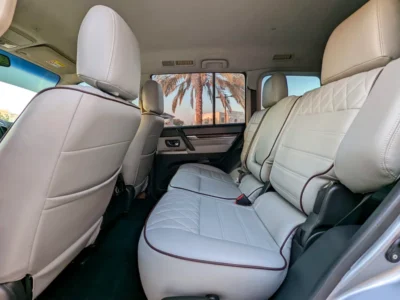 2013 Mitsubishi Pajero GLS MID 6 Cylinders Engine Silver Beige SUV GCC