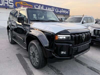 2026 Toyota Prado 2.4L Turbo 4 Cylinder Petrol Engine Black SUV GCC Specs