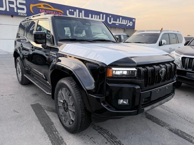 2026 Toyota Prado 2.4L Turbo 4 Cylinder Petrol Engine Black SUV GCC Specs